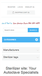 Mobile Screenshot of isterilizer.com
