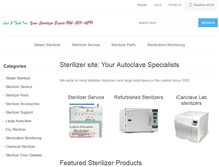 Tablet Screenshot of isterilizer.com